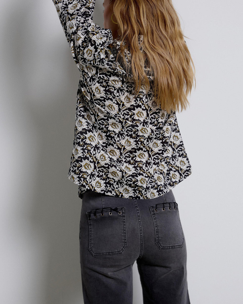 Worker Jeans Anthracite Rope Stitching