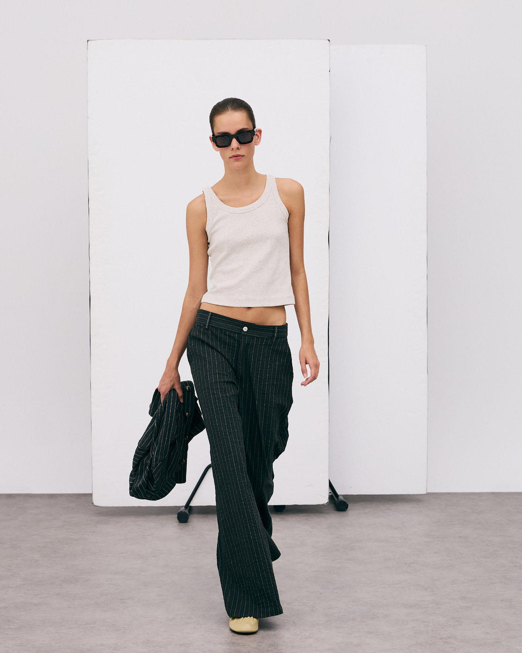 Pantalón Rayas Antracita