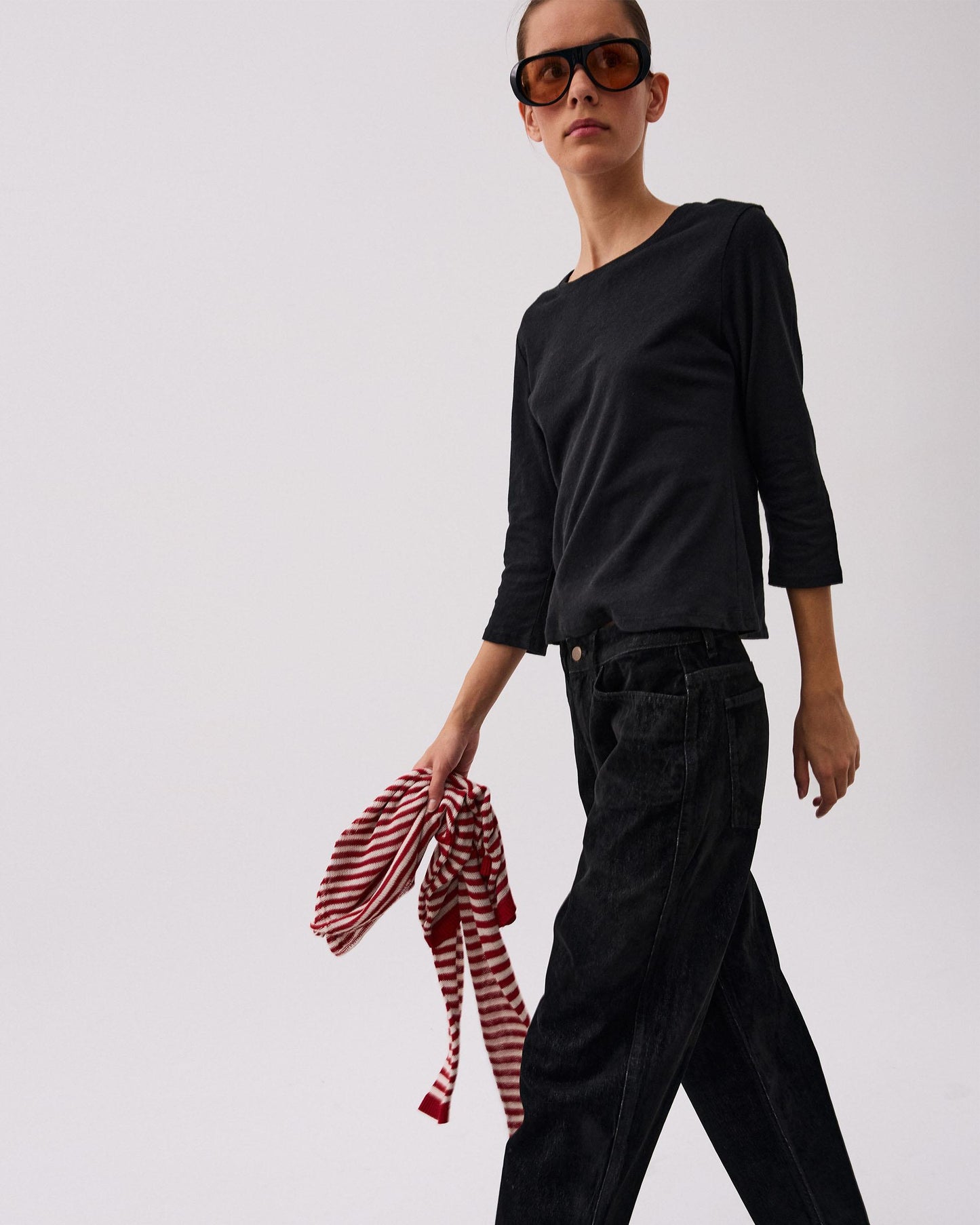 Jeans Balloon Velvetone Negro