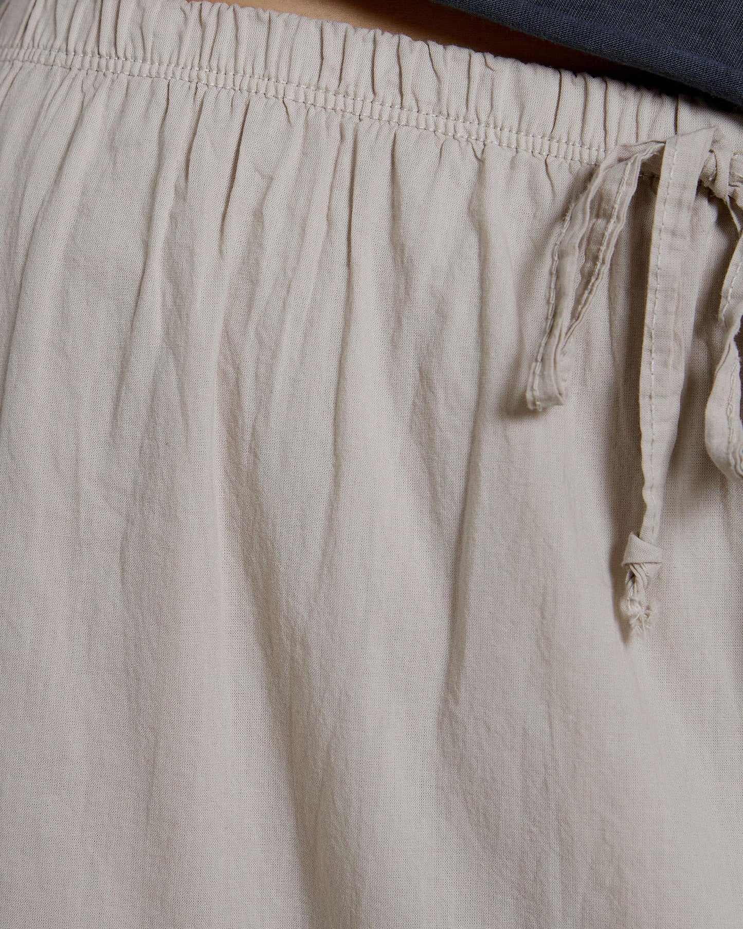 Long Skirt with Ruffles and Beige Bow