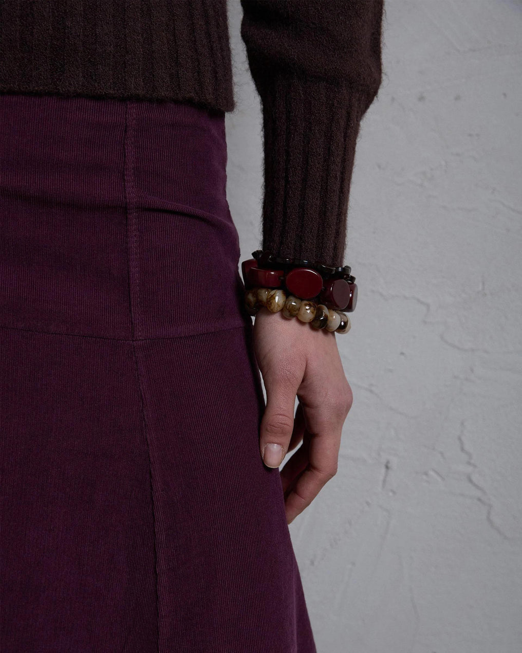 Falda Micropana Canesú Morado