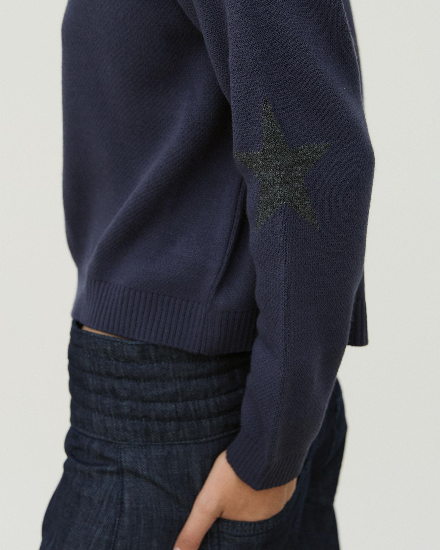 Jersey Estrellas Codos Azul