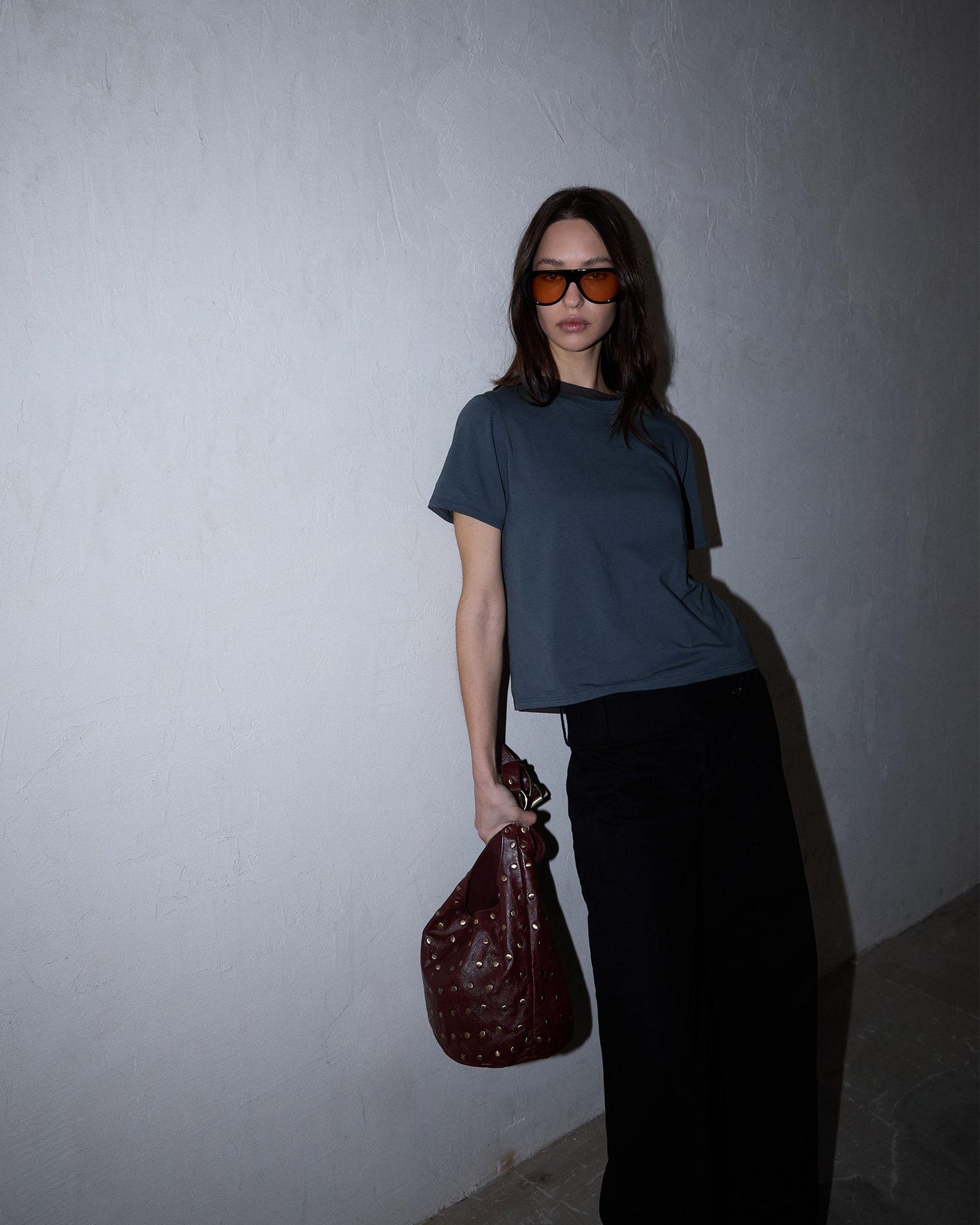 Camiseta Manga Corta Antracita