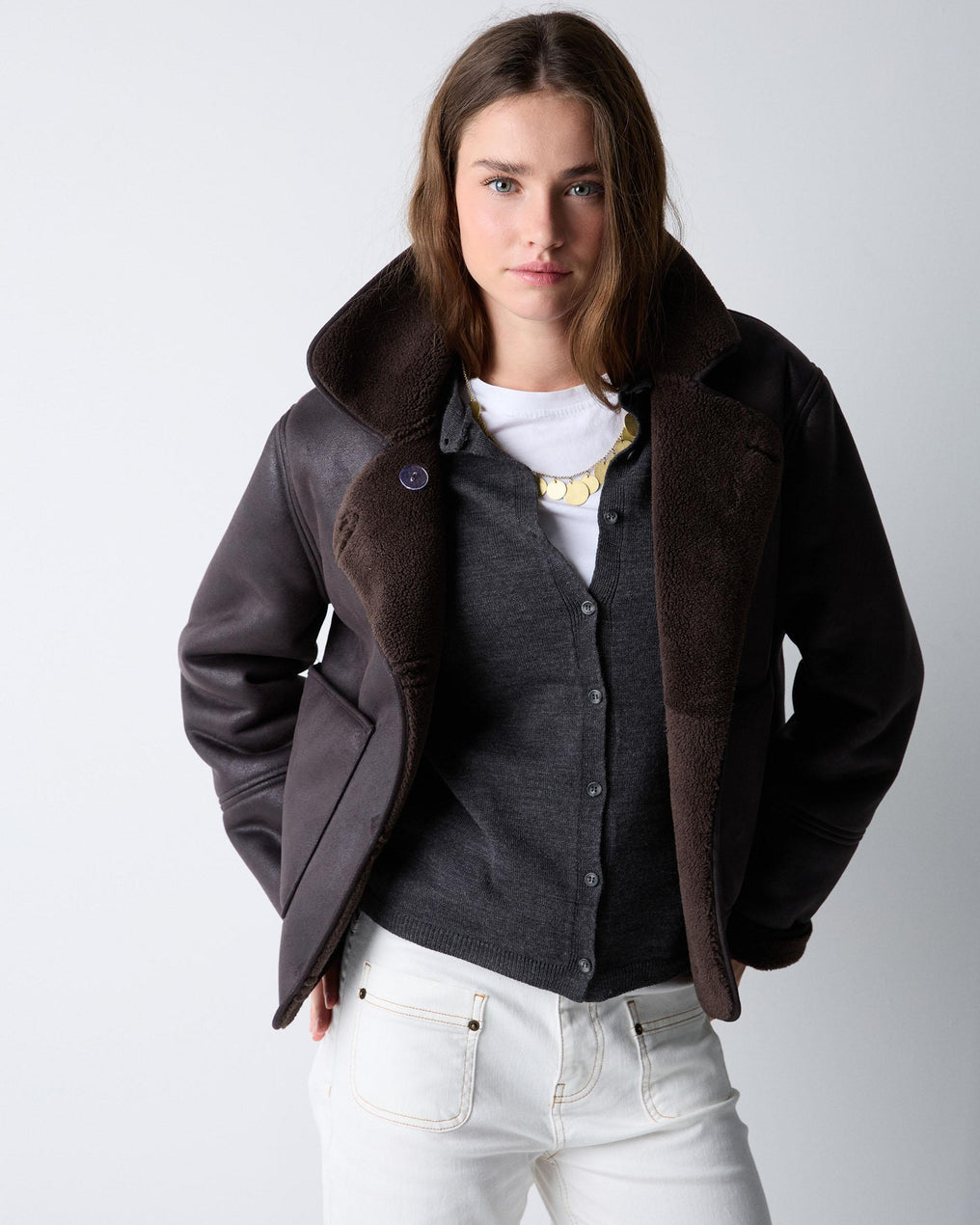 Brown Double-Sided Coat