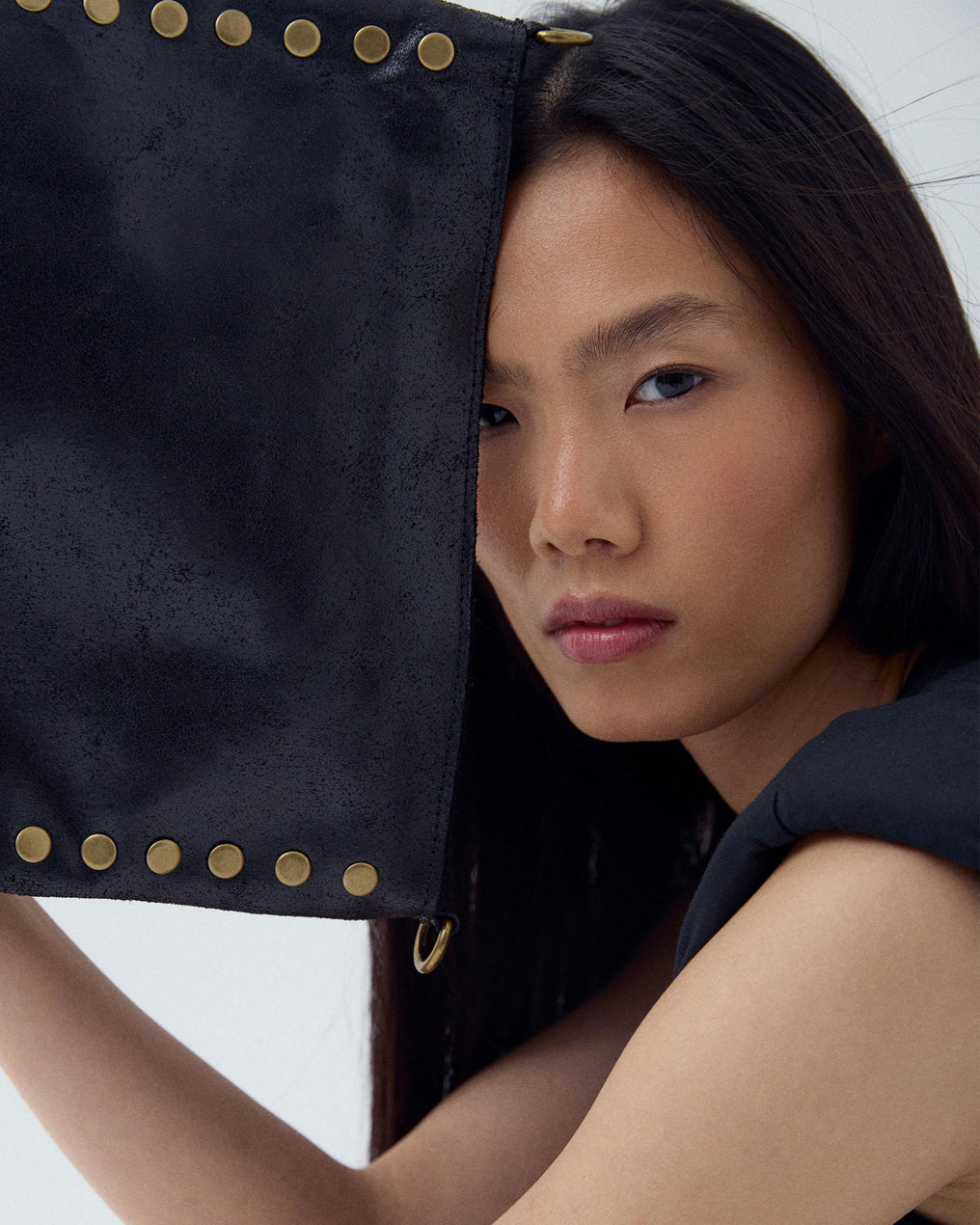 Bolso Mini Tachuelas Negro