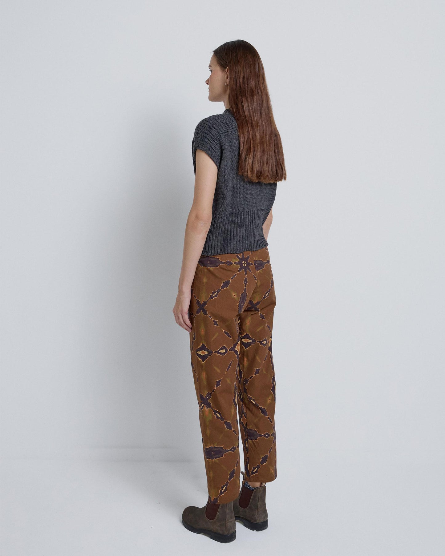 Brown Tye Die Pants