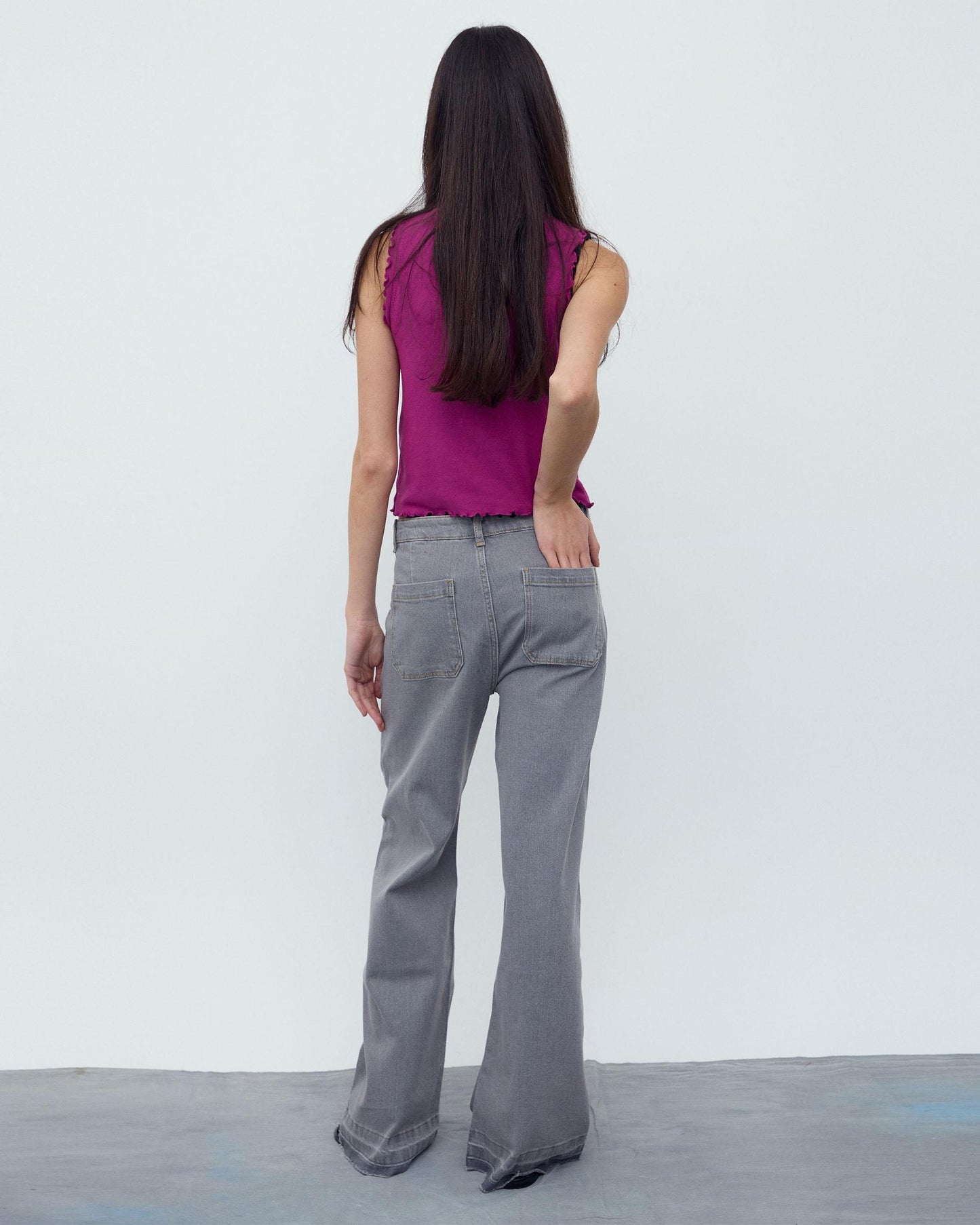 Jeans Denim Worker Gris