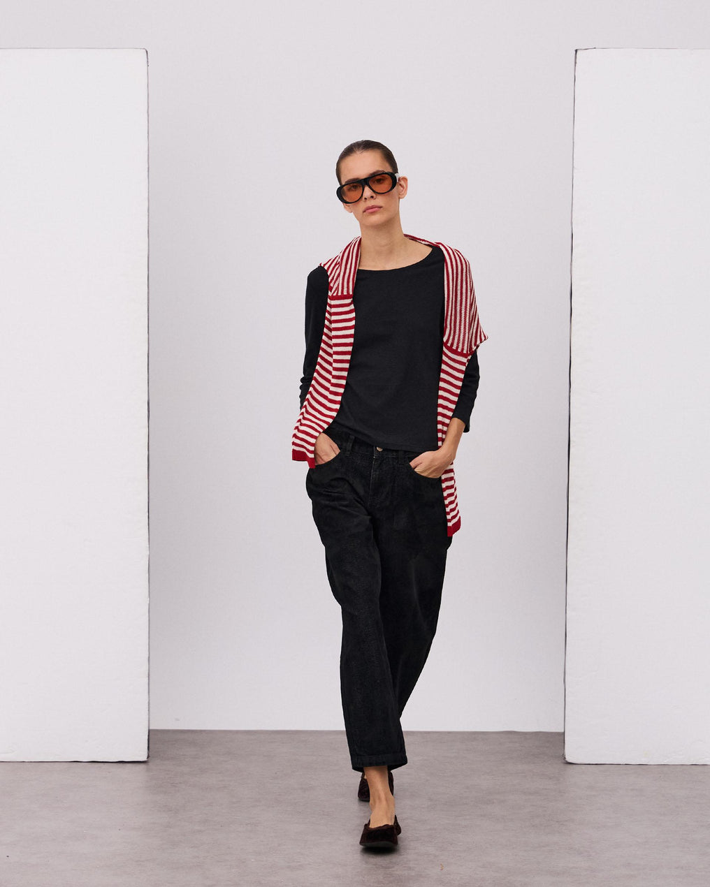 Jeans Balloon Velvetone Negro