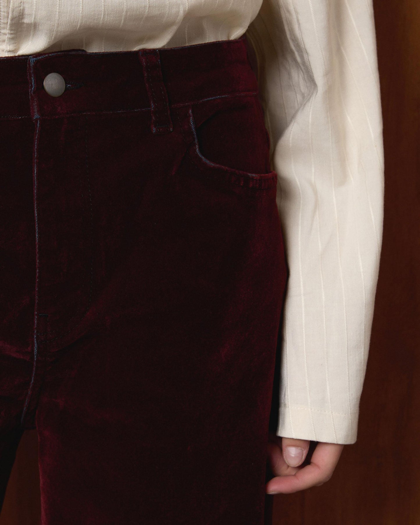 Jeans Velvet Granate