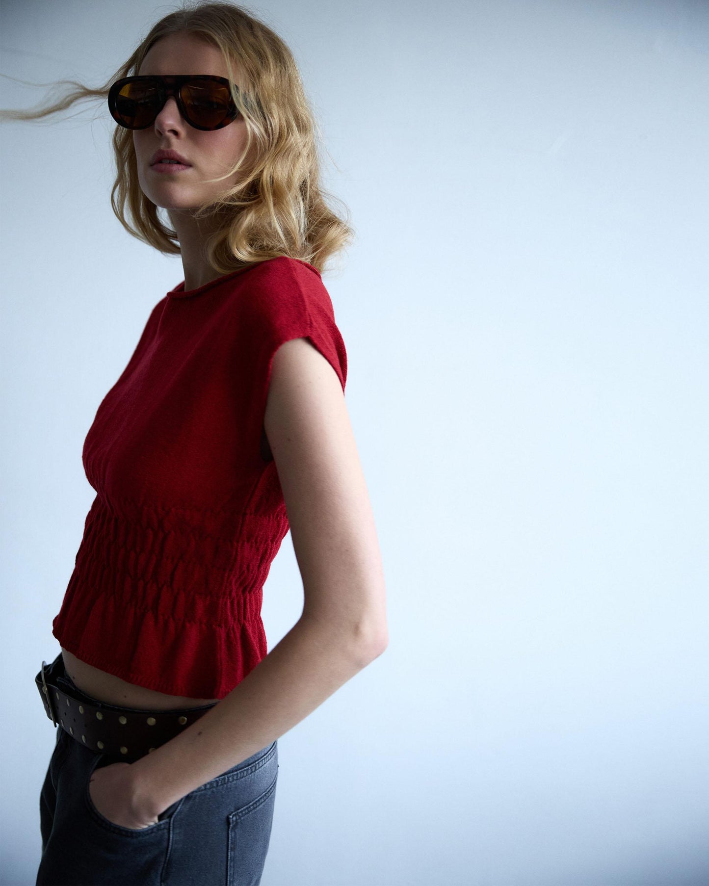 Top Punto Gomas Rojo