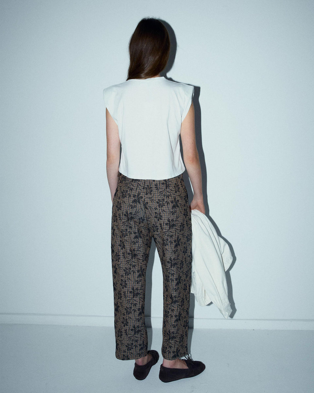 Camiseta Sin Mangas Hombreras Blanco