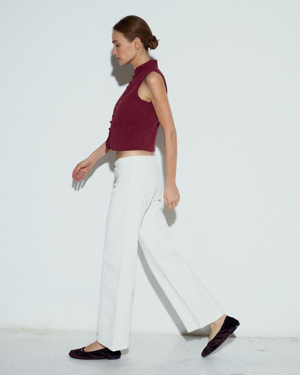 Jeans Estrelas Traseiras Branco