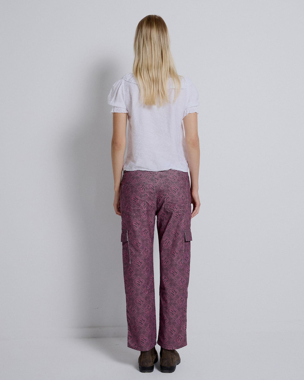 White Peak Ruffle Blouse