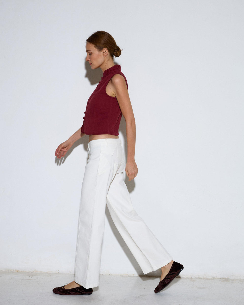 Jeans Estrellas Traseras Blanco