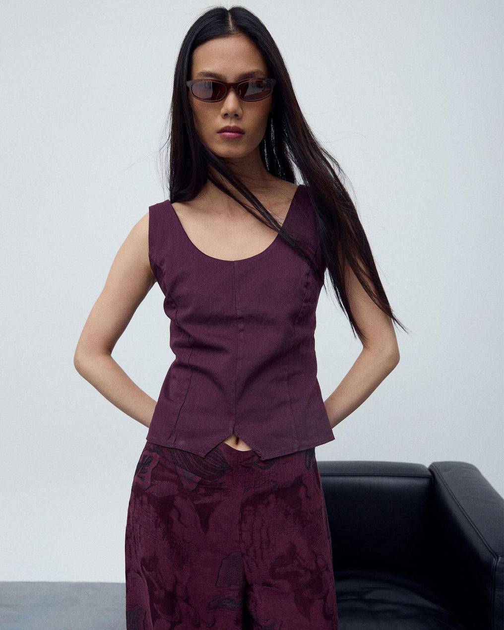 Top Corsetero Morado