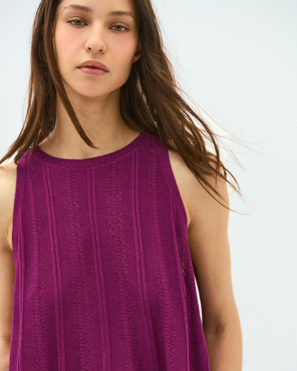 Purple Die-Cut Top