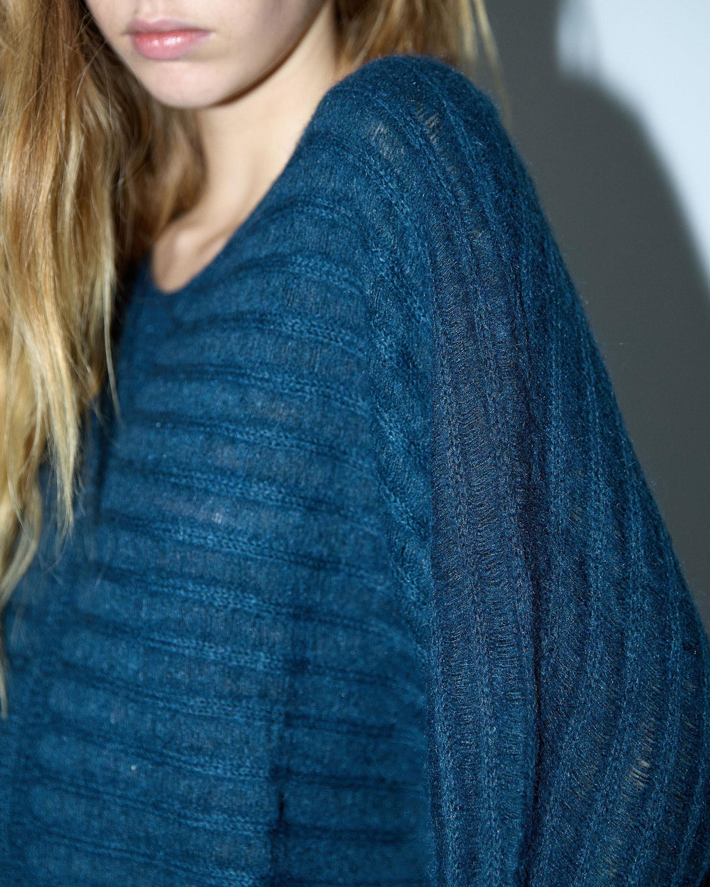 Jersey Rayas Costura Petróleo