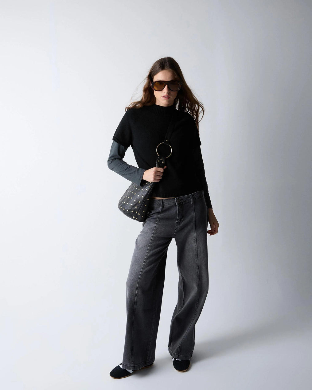 Jeans Estrellas Traseras Antracita