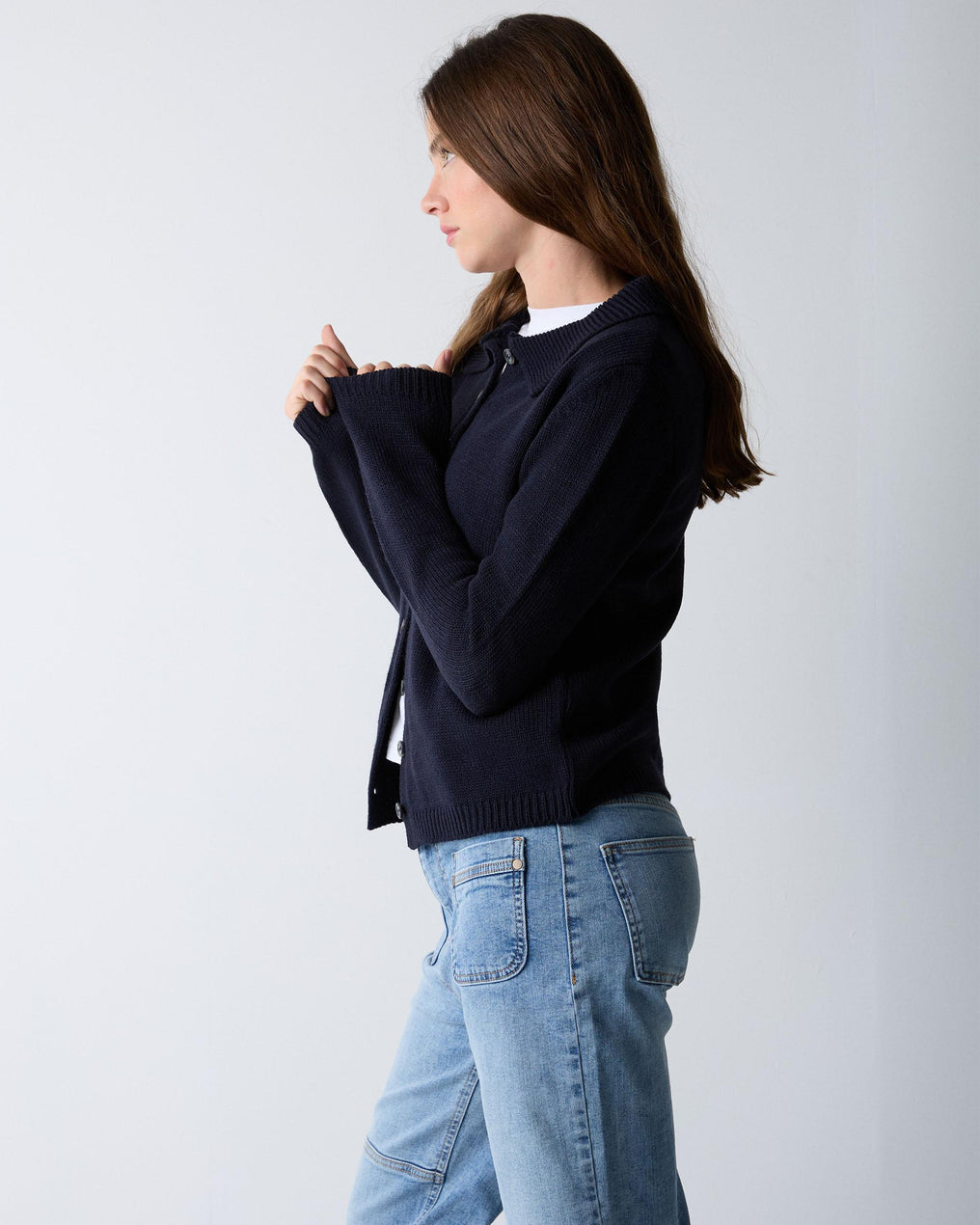 Casaco Polo Azul Marinho