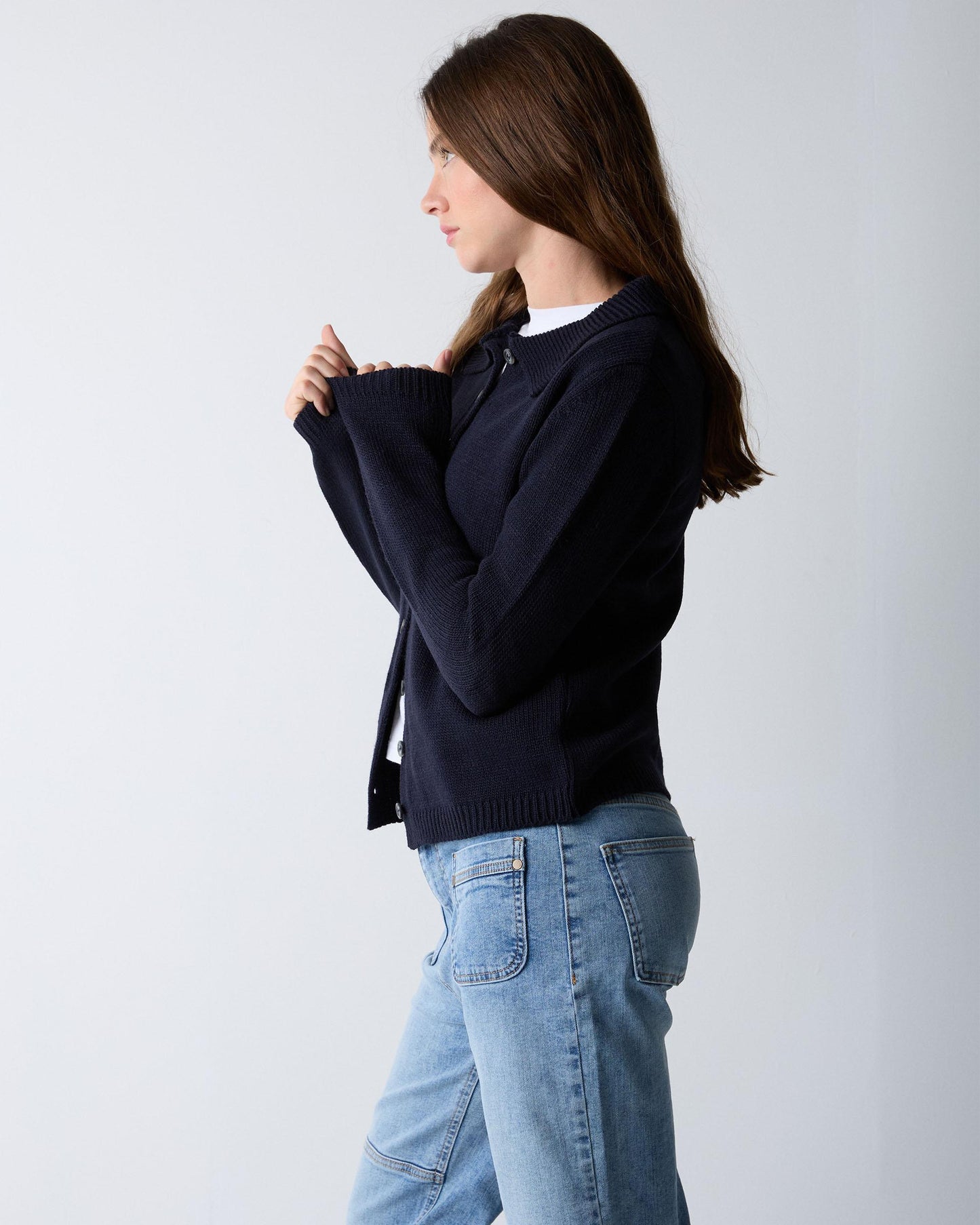 Casaco Polo Azul Marinho