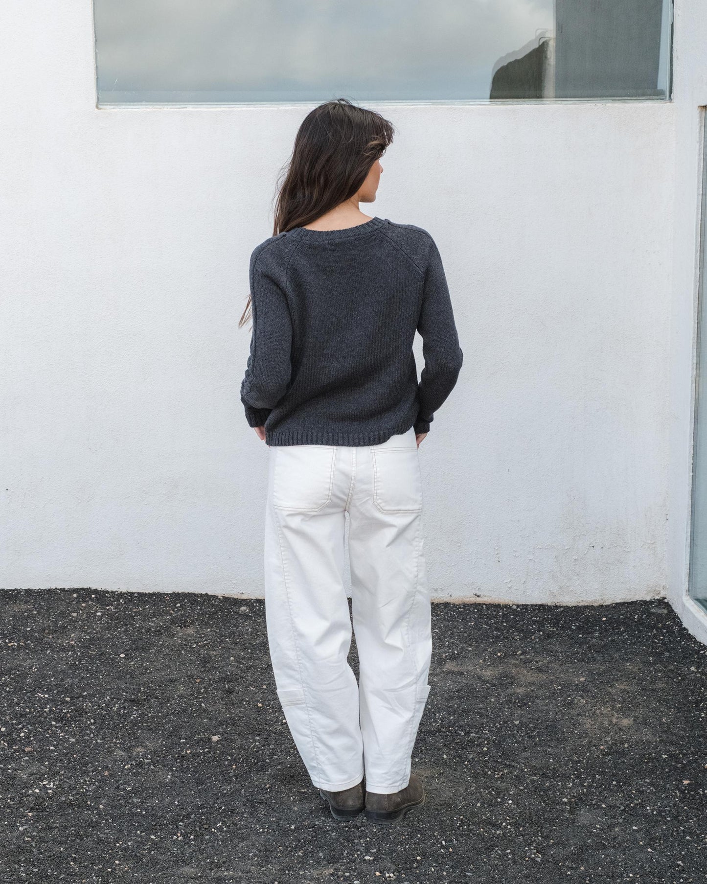 Jersey Aberturas Mangas Antracita