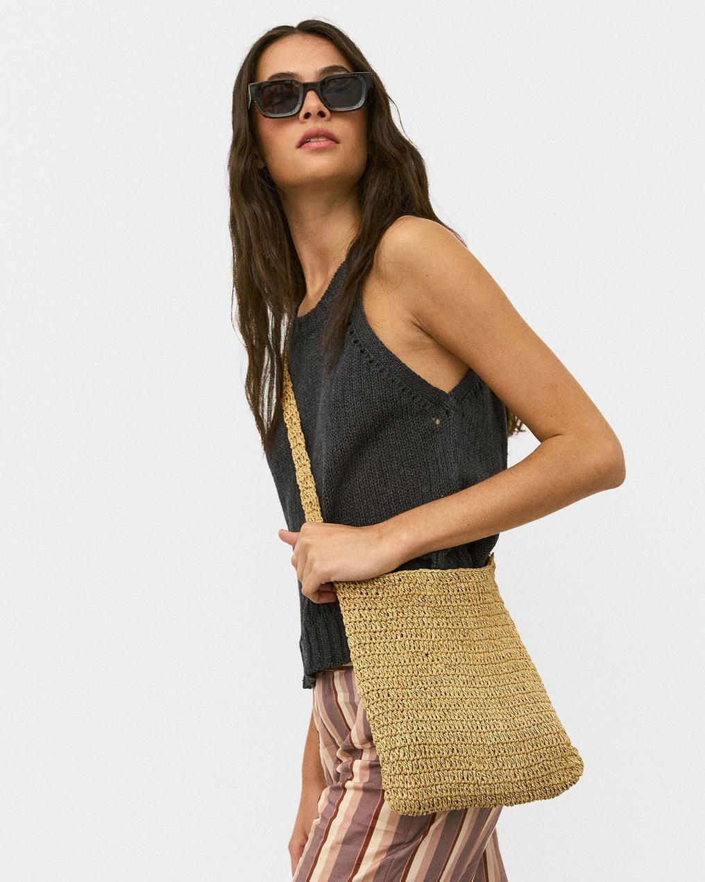 Sac Rafia Beige