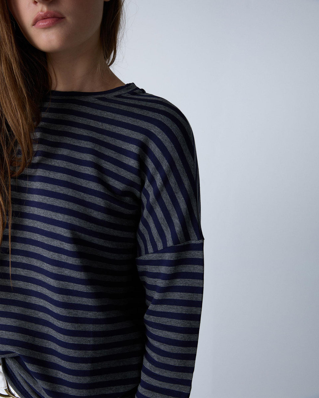 Gray Striped T-shirt