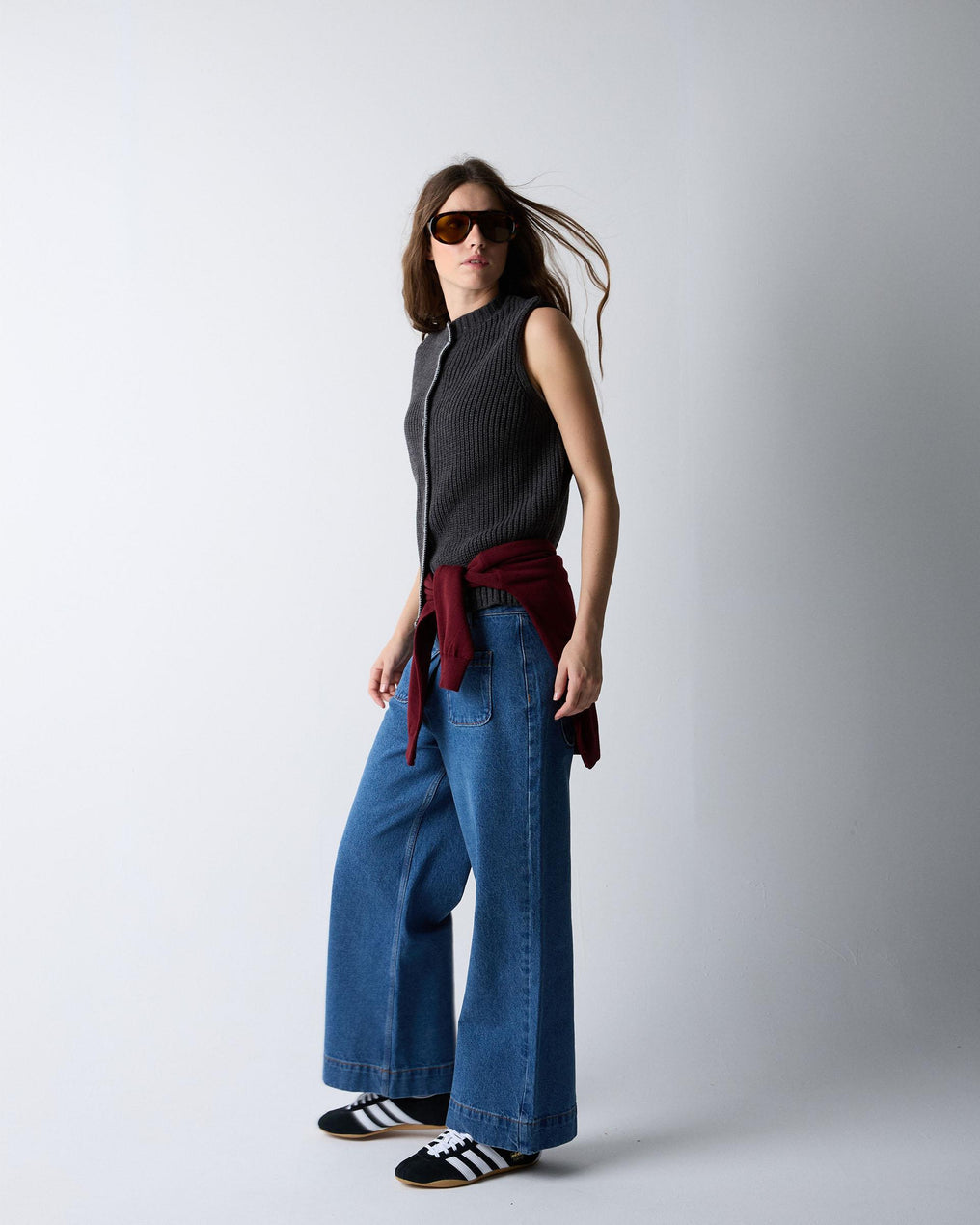 Anthracite Contrast Vest