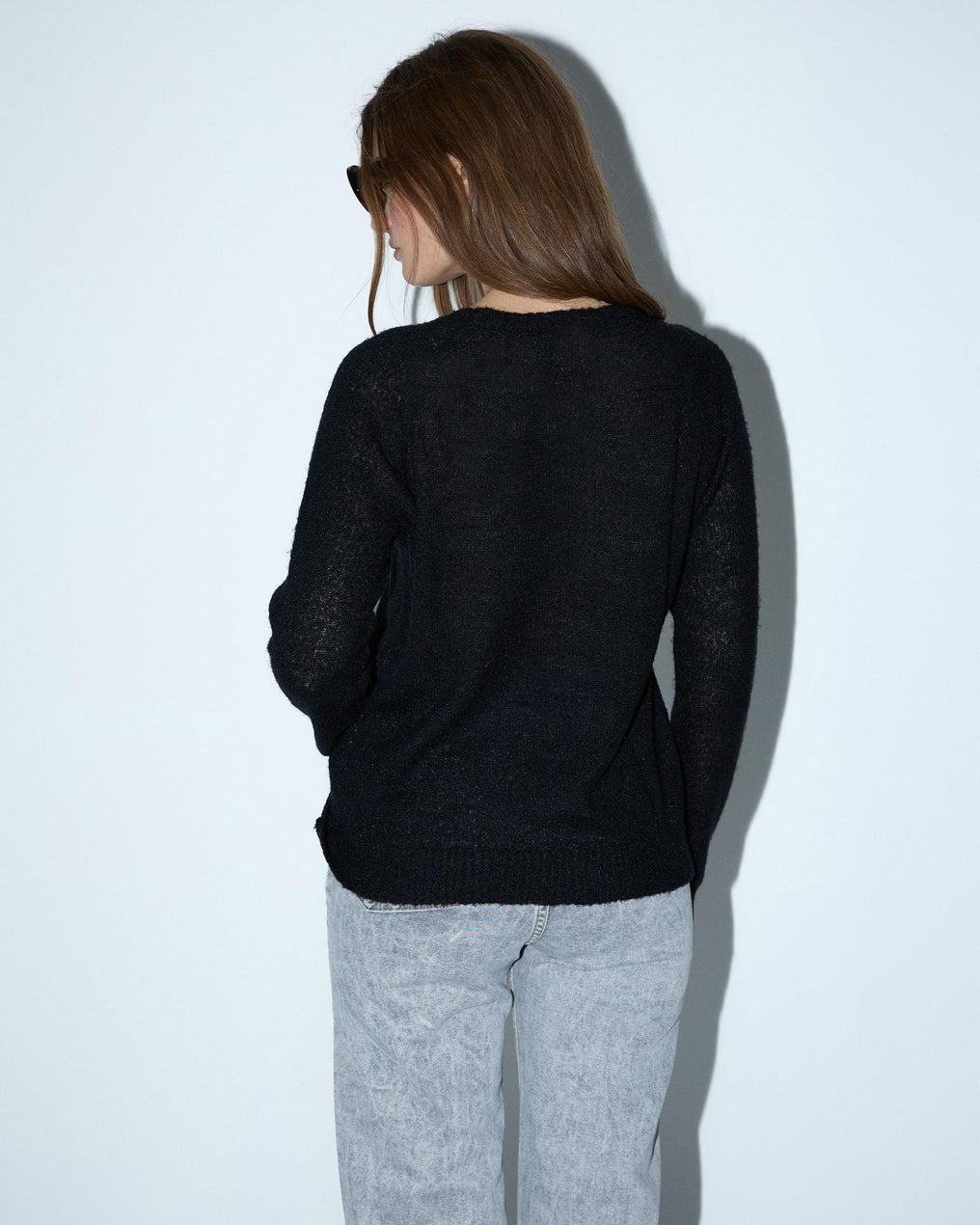 High Waisted Jeans with Pockets in Grey