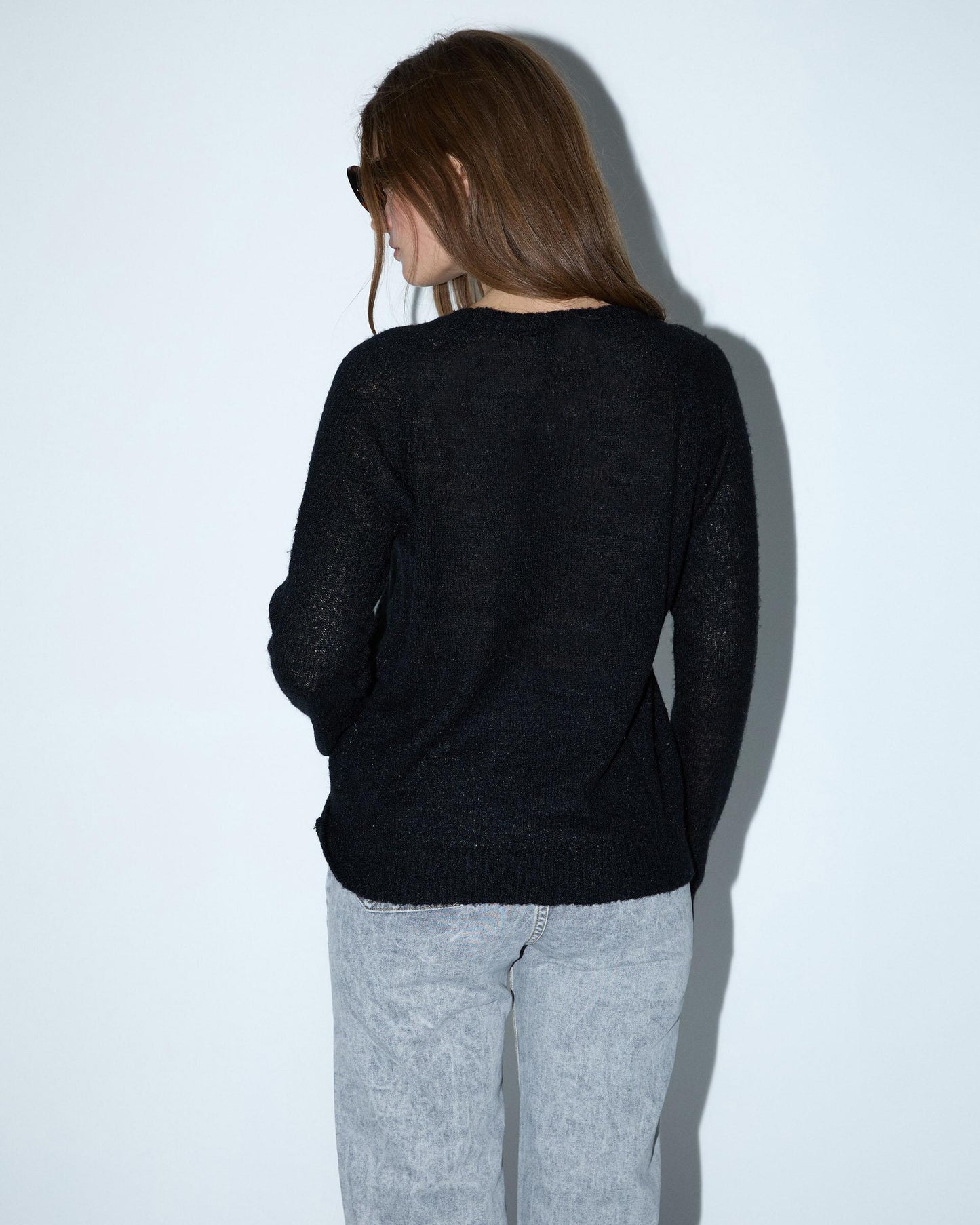 High Waisted Jeans with Pockets in Grey