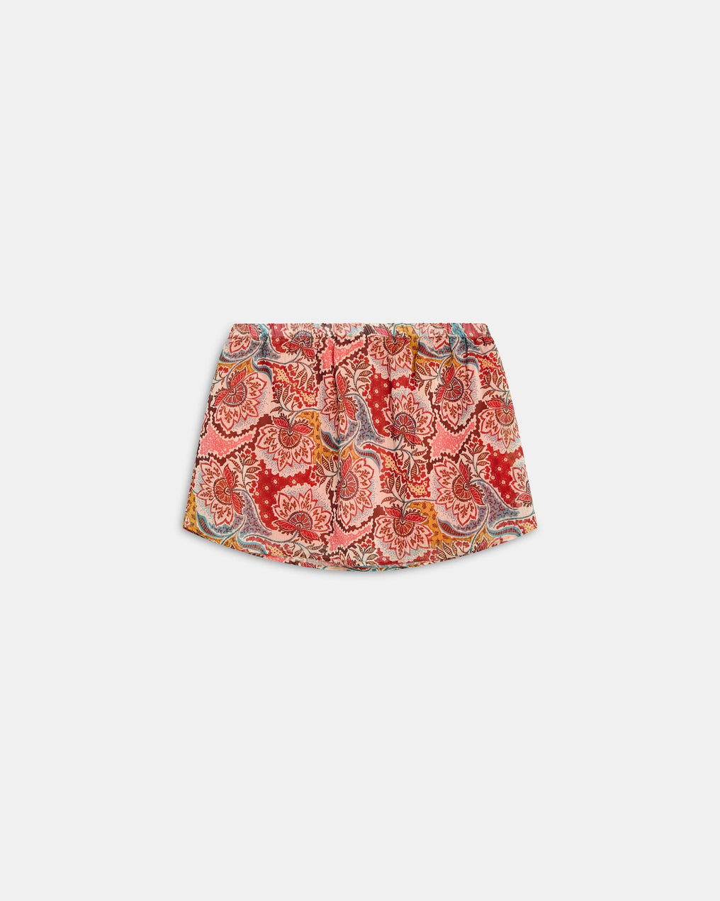 Top Bustier Imprimé Multicolore