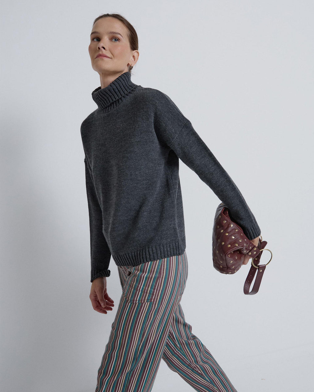 Jersey Cuello Alto Antracita