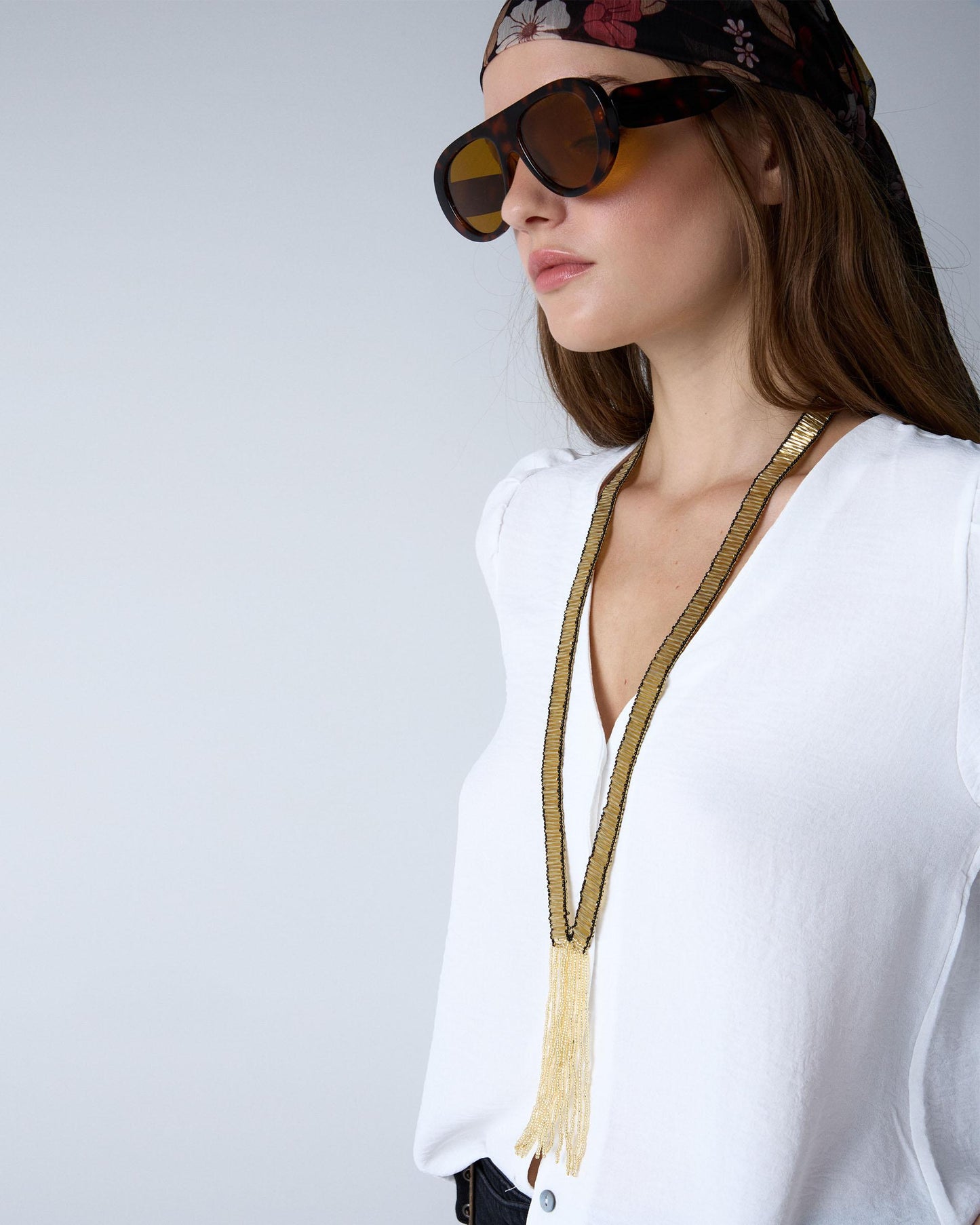 Blouse Manche Bouffante Blanc