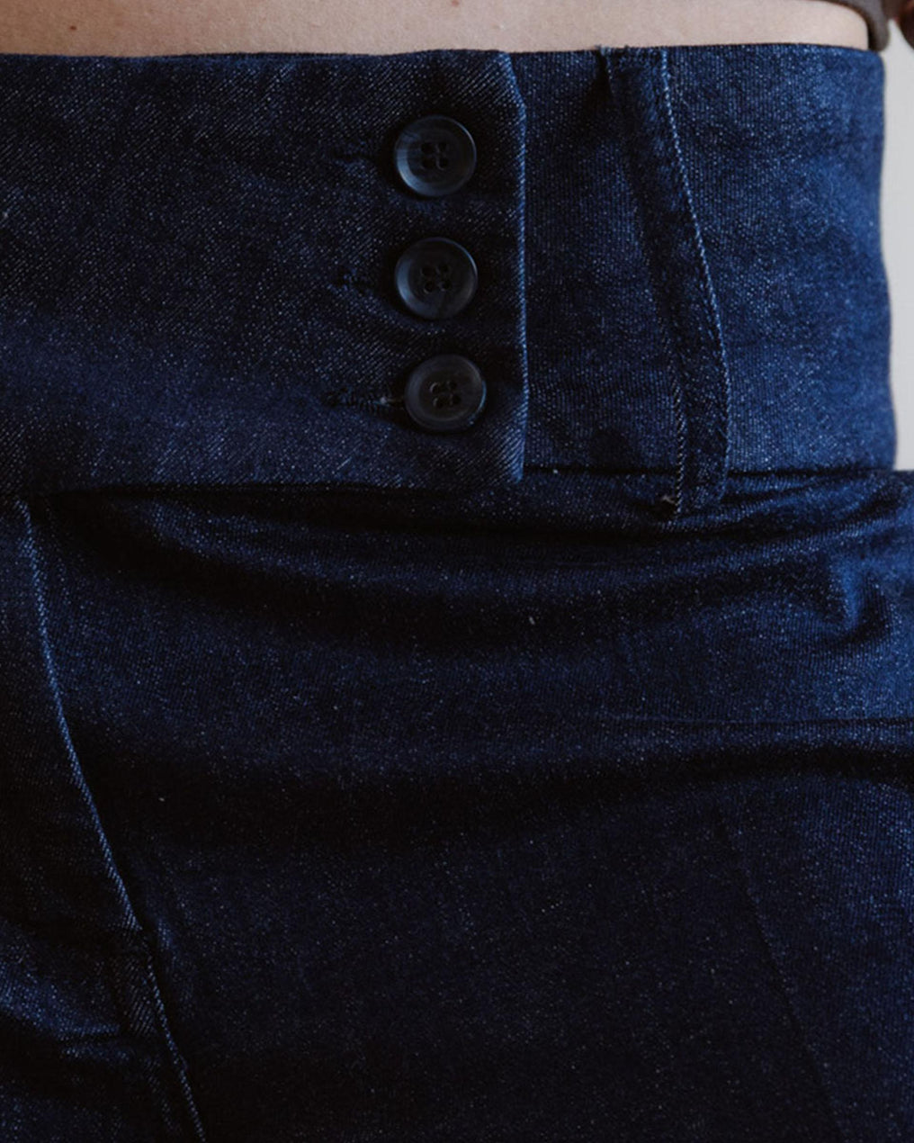 Jeans Triple Cinturilla Azul