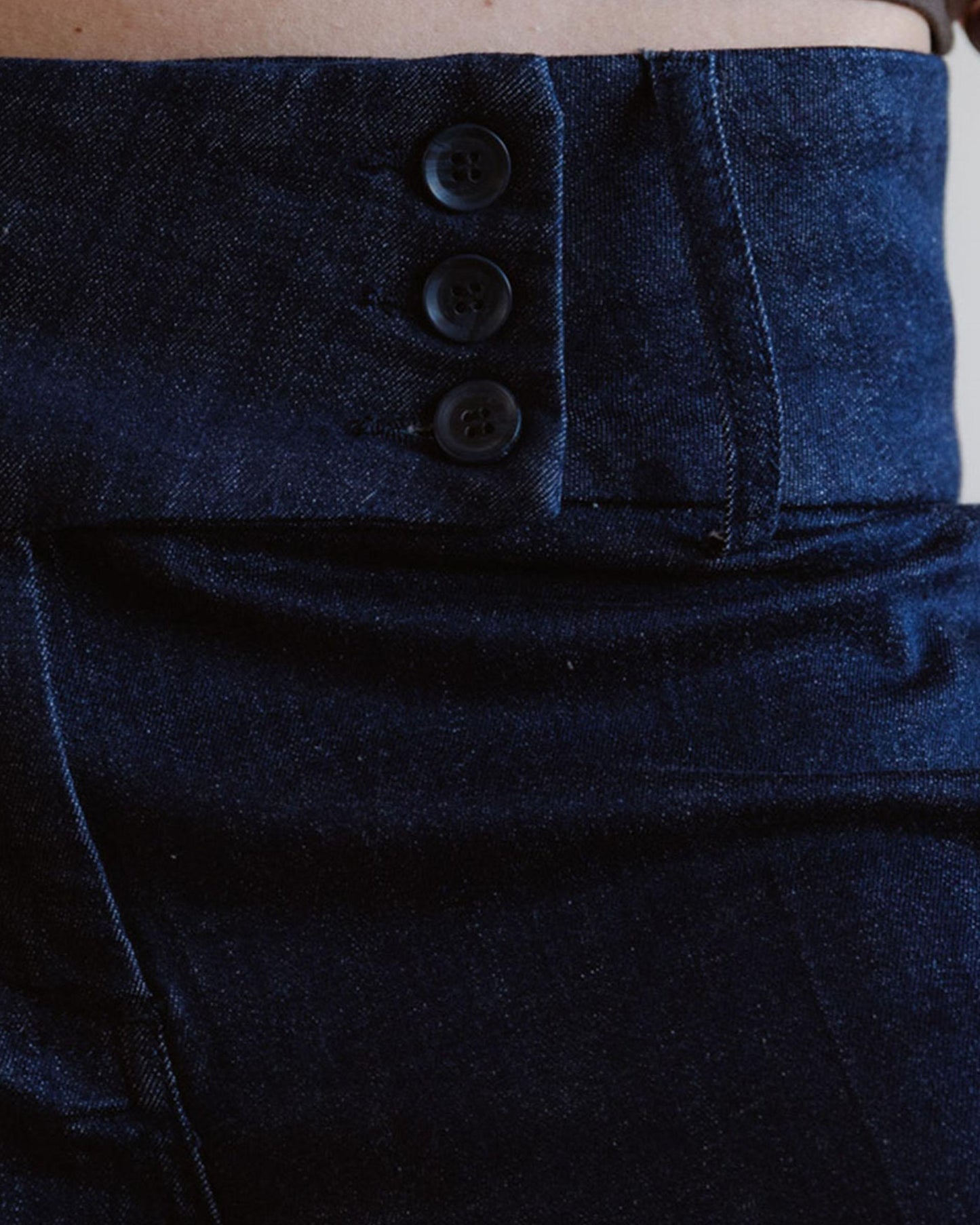 Jeans Triple Cinturilla Azul