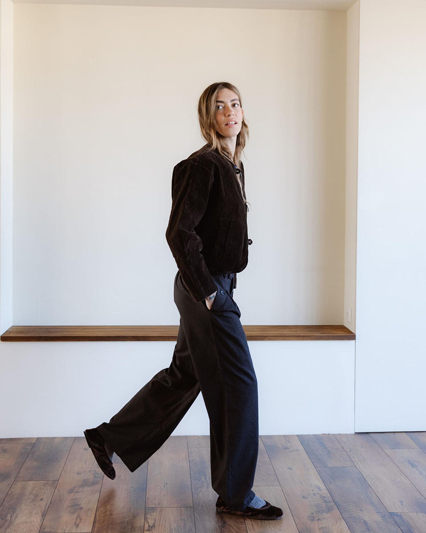 Chaqueta Velvet Marrón