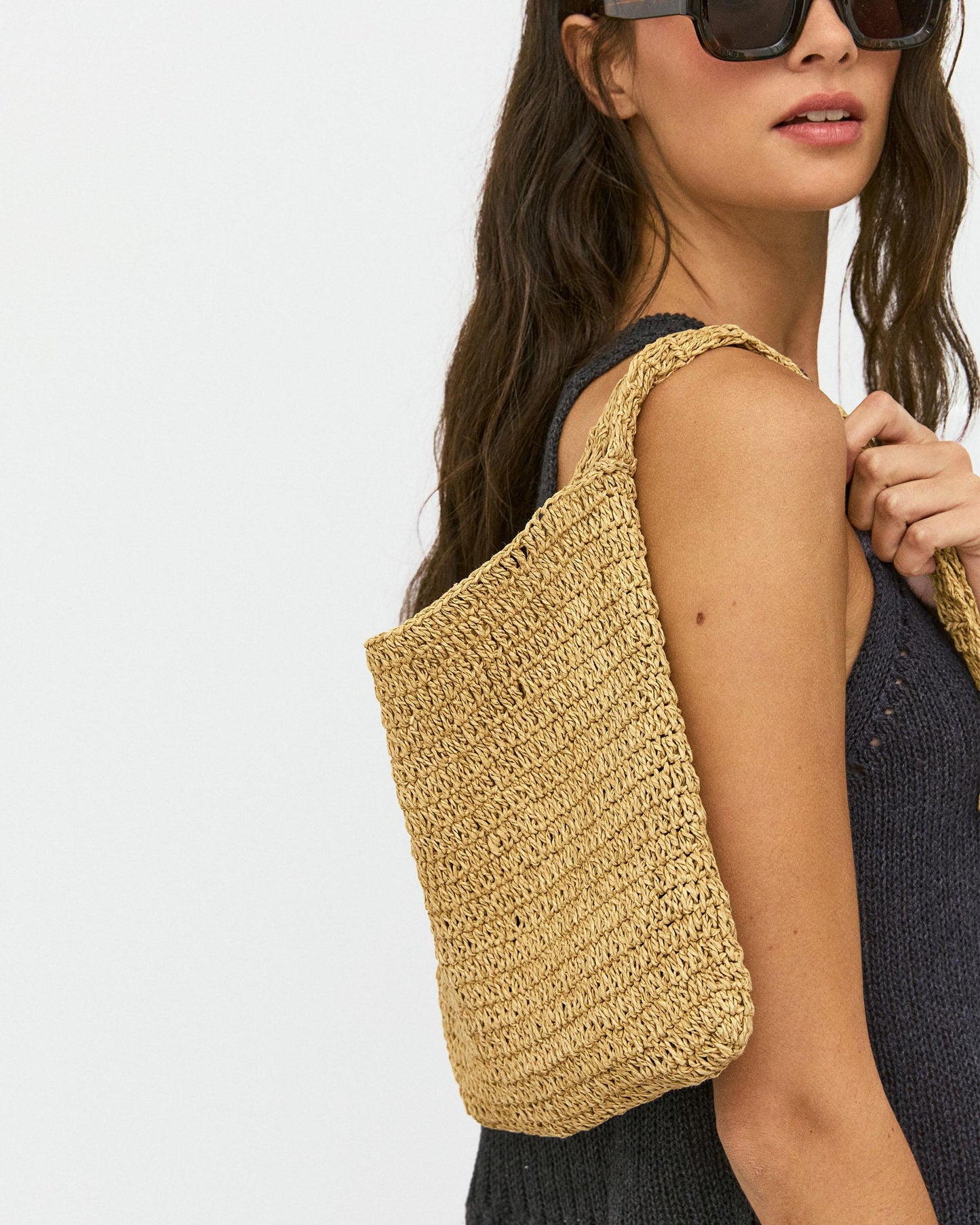 Sac Rafia Beige