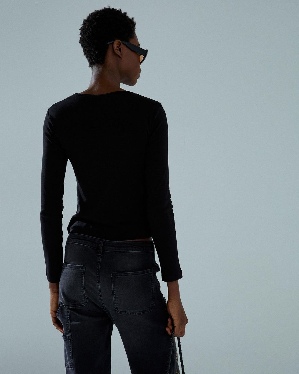 Basic Long Sleeve T-shirt Black