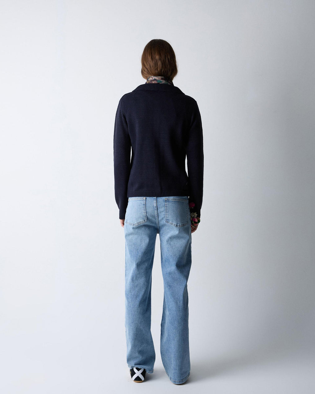 Jeans Seams Pockets Plastón Blue