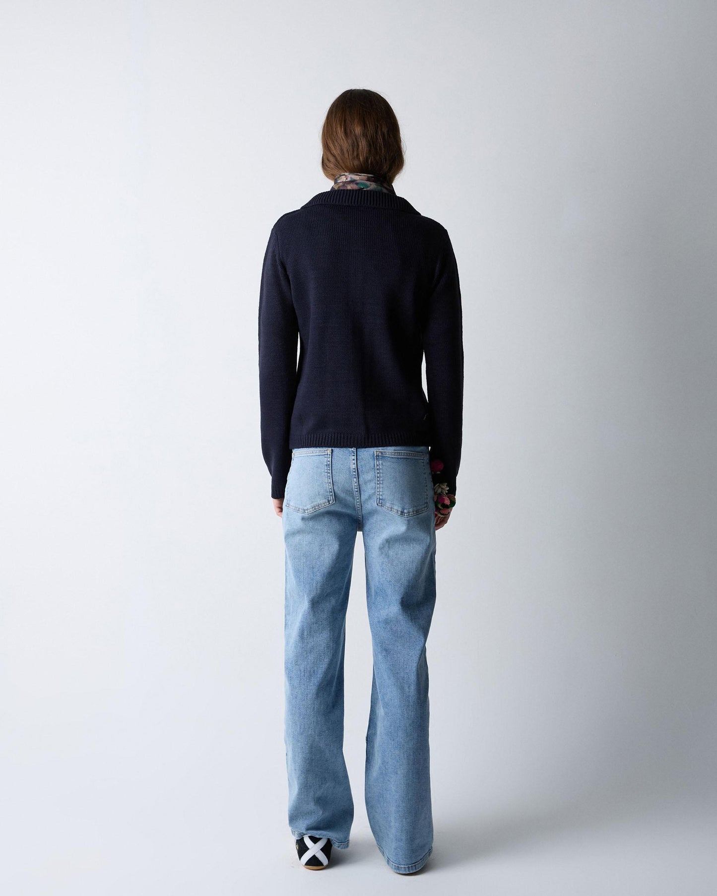 Jeans Seams Pockets Plastón Blue