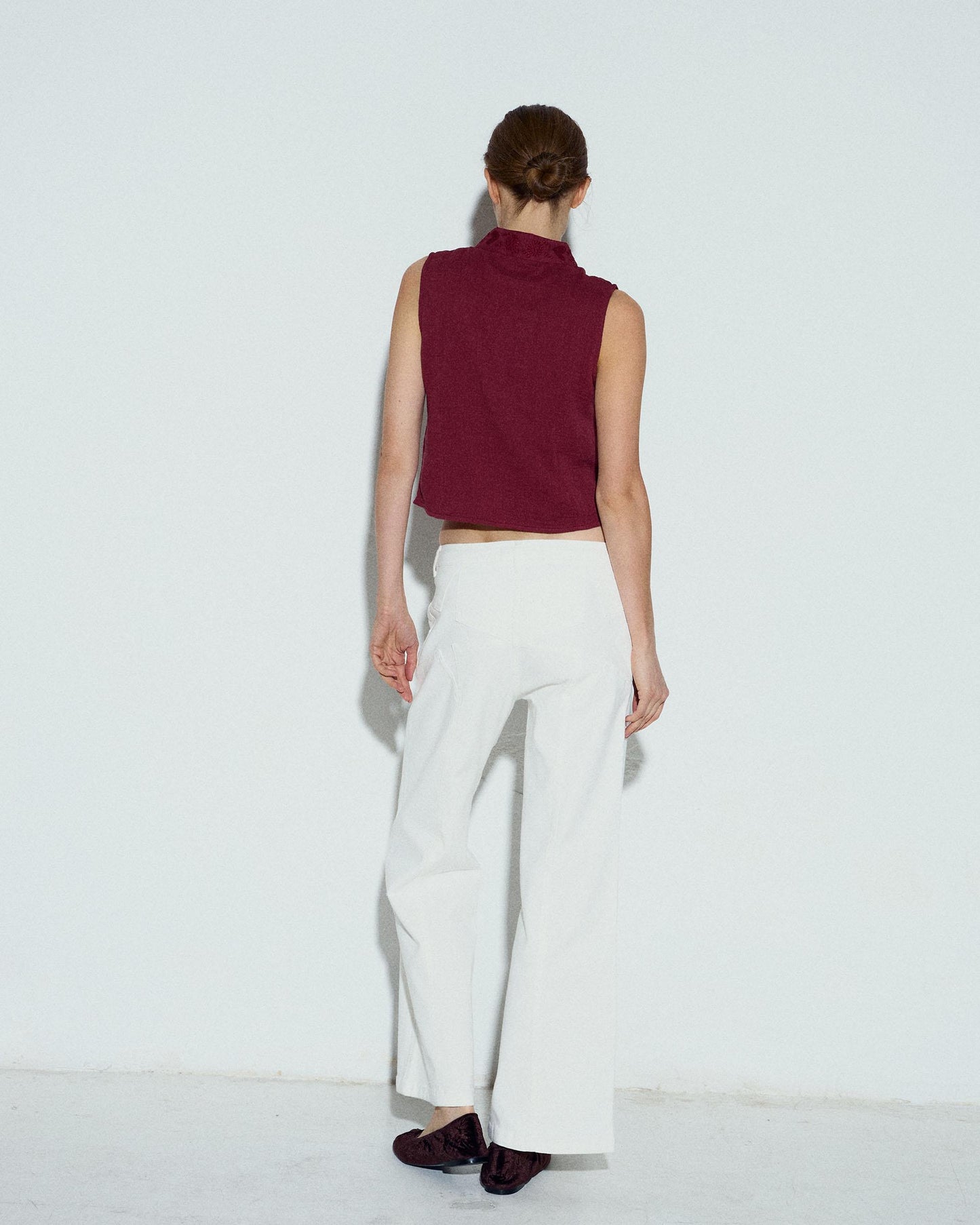 Jeans Estrelas Traseiras Branco