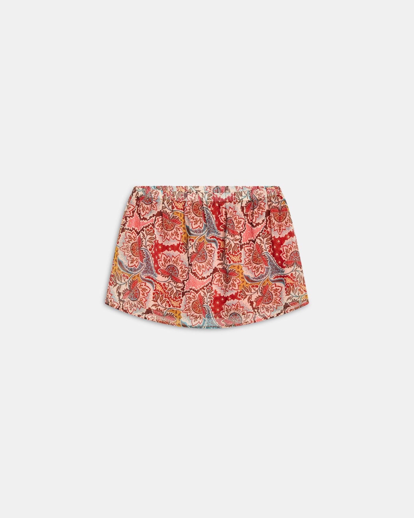 Top Bustier Imprimé Multicolore