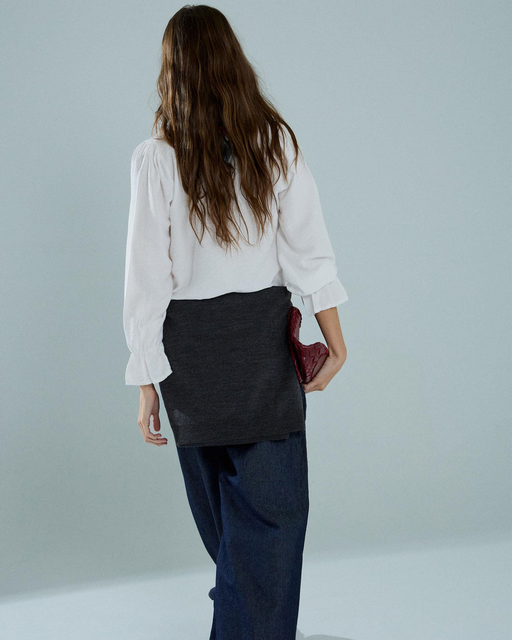 Blusa Escote Cruzado Blanca