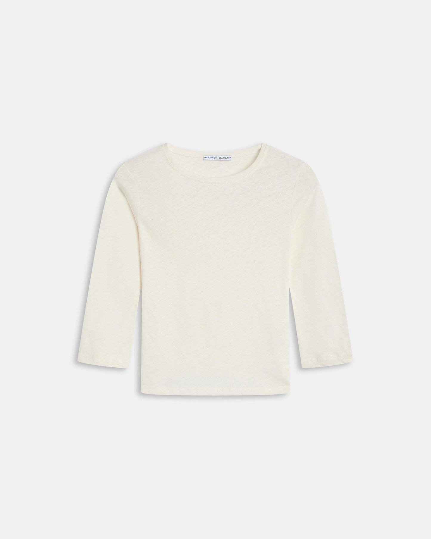 Basic Cap-Sleeve T-shirt White