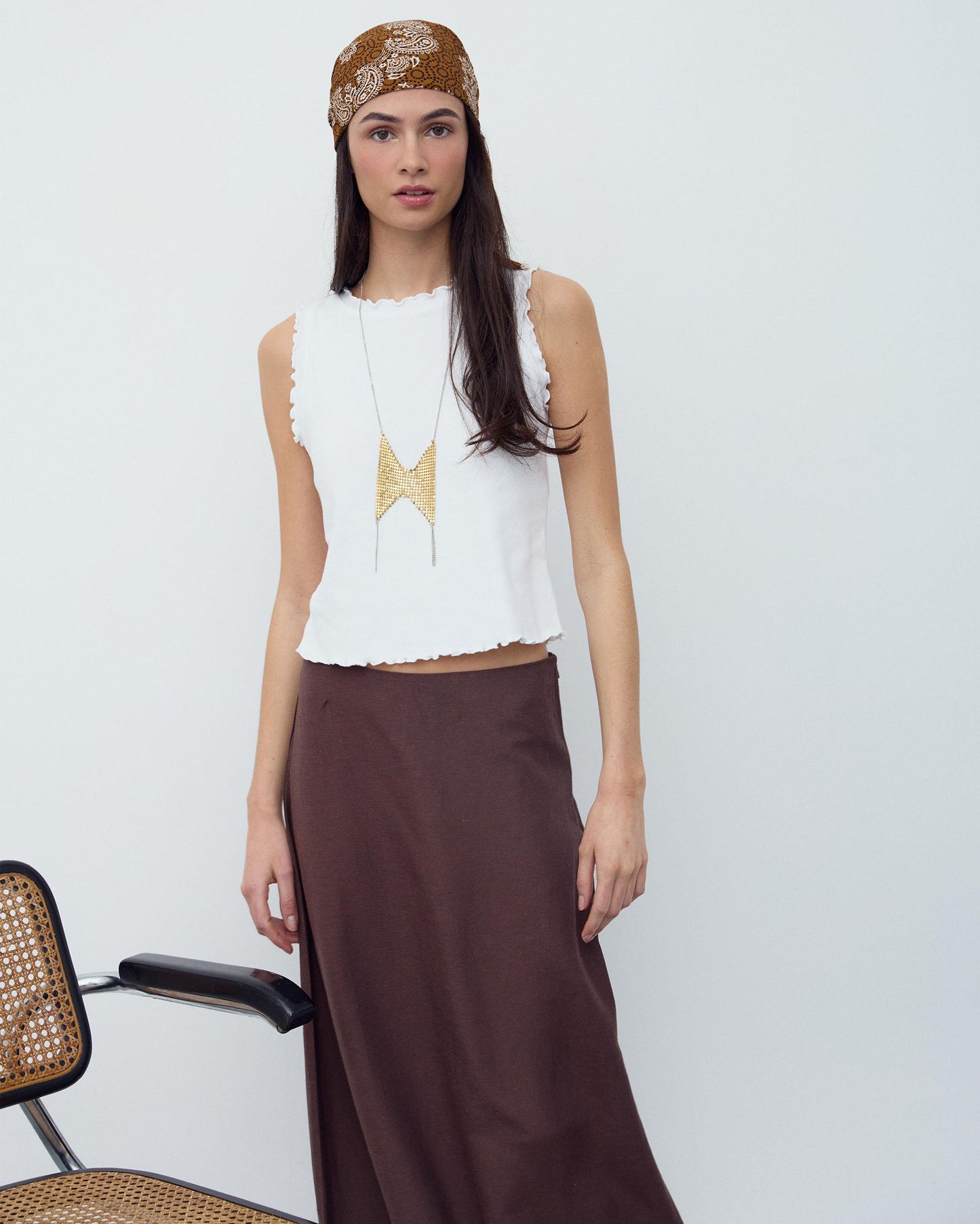 T-shirt Debrum Ondulado Branco