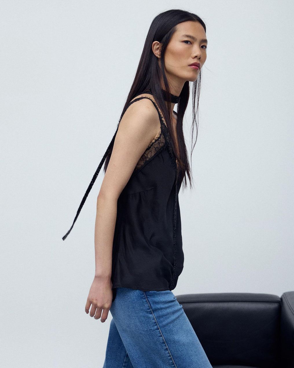 Top Lencero Negro