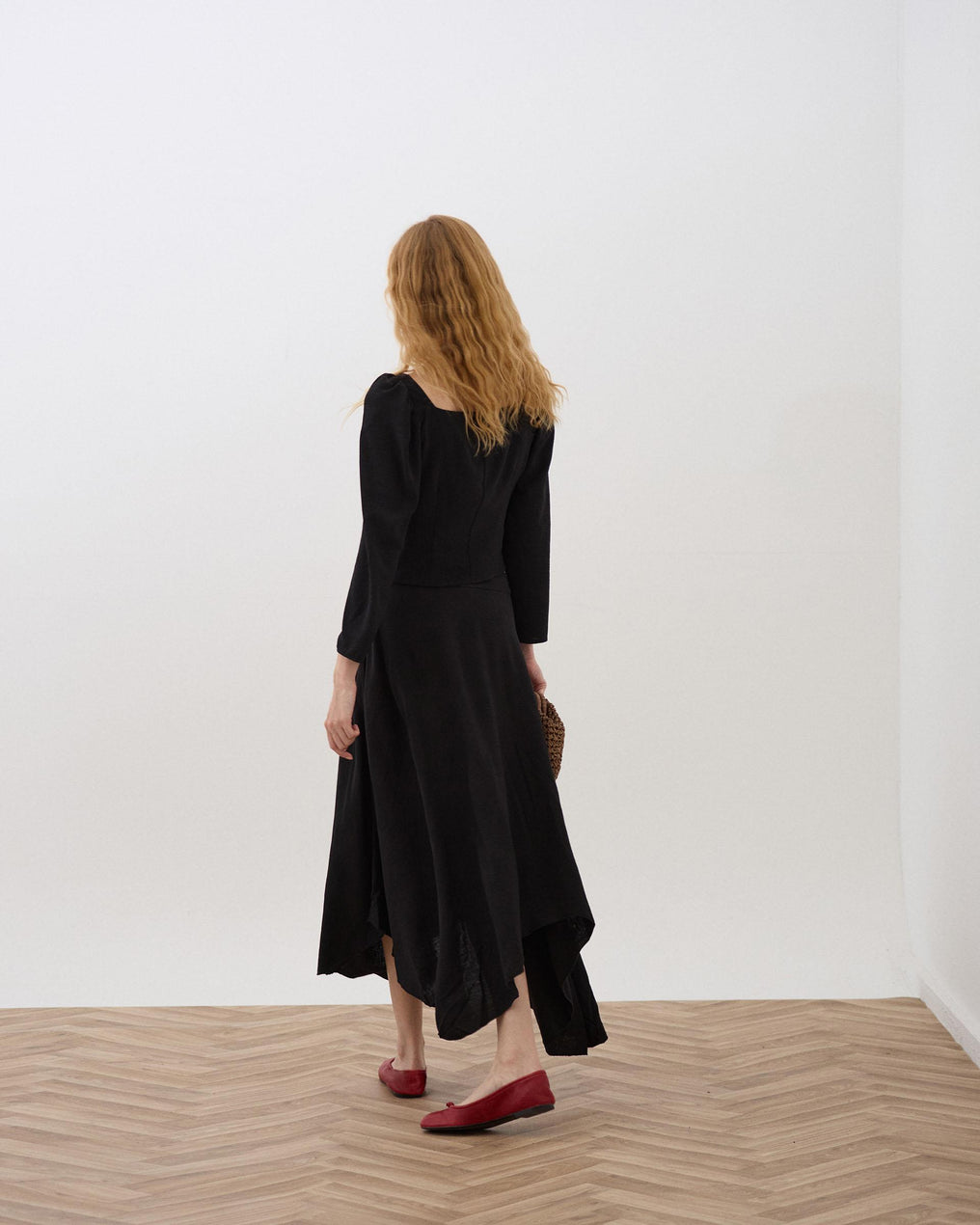 Blusa Decote Quadrado Preta