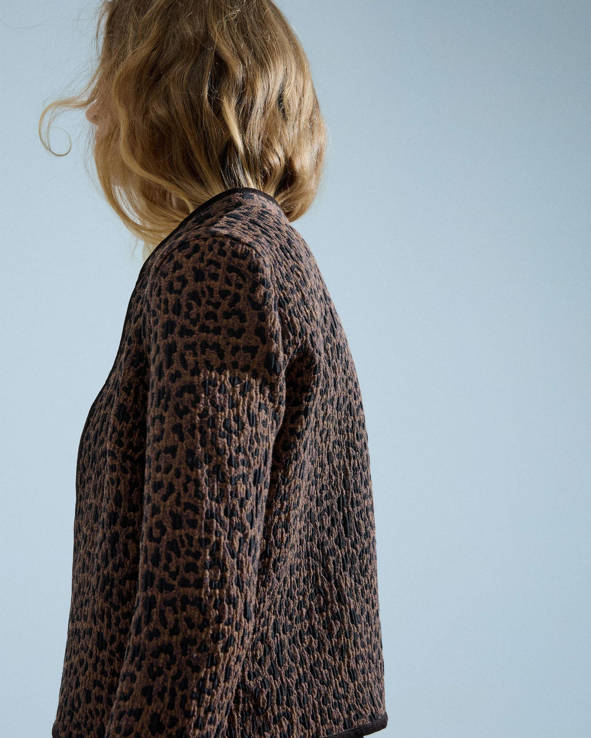Chaqueta Animal Print Marrón