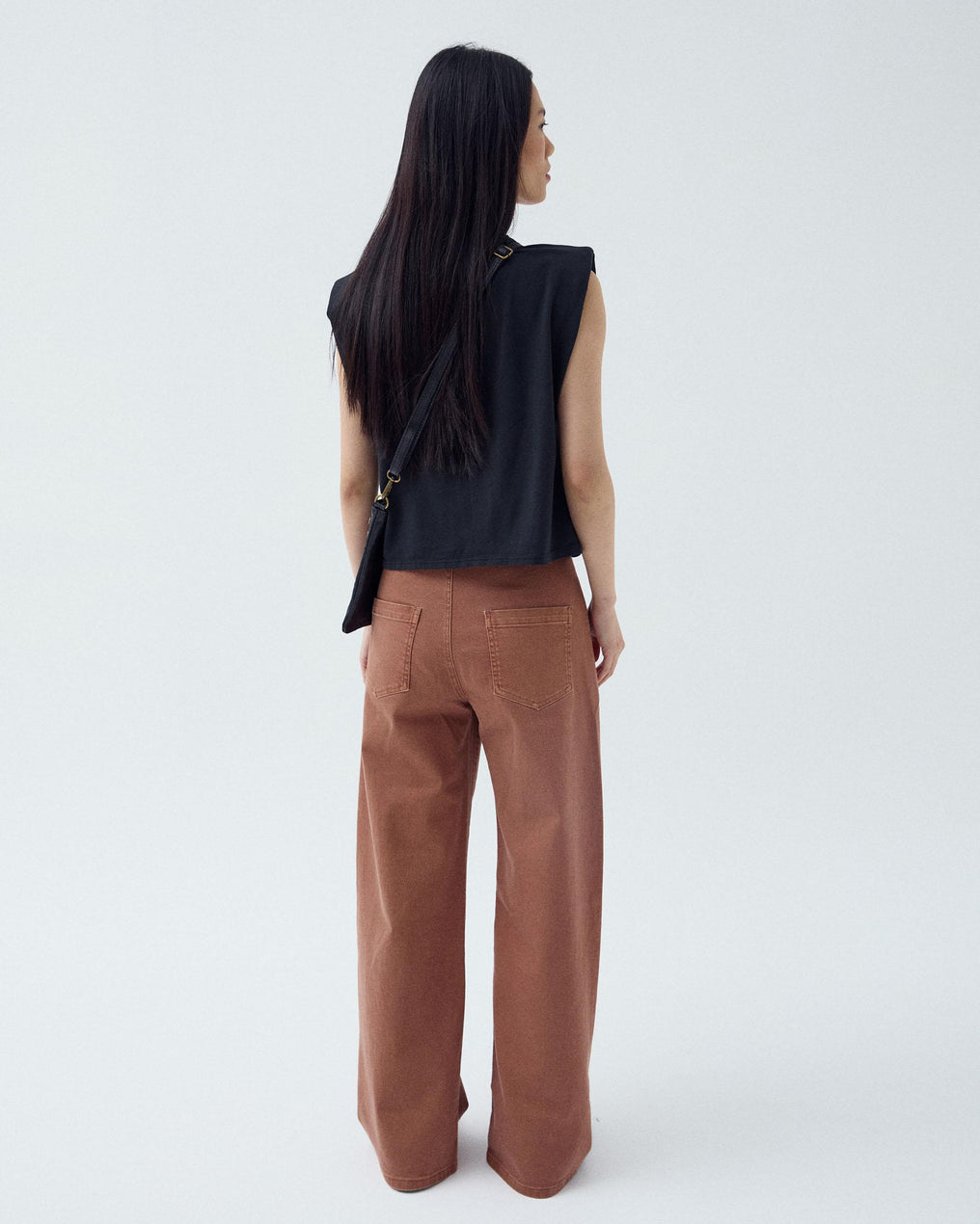 Jeans Cinturilla Pieza Botones Cobre