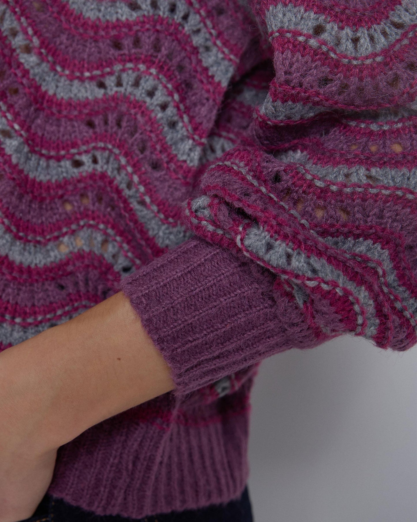 Jersey Punto Ondas Rosa